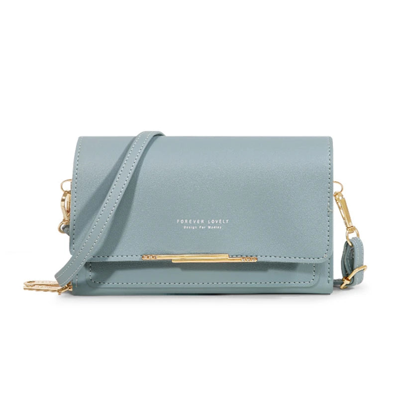 Sac portefeuille à bandoulière pour femme – Organiseur multi-cartes et bandoulière pour téléphone
