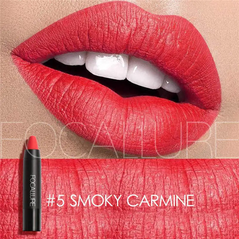 FOCALLURE Matte Lipstick – Waterproof & Long-Lasting - Lylamor.com