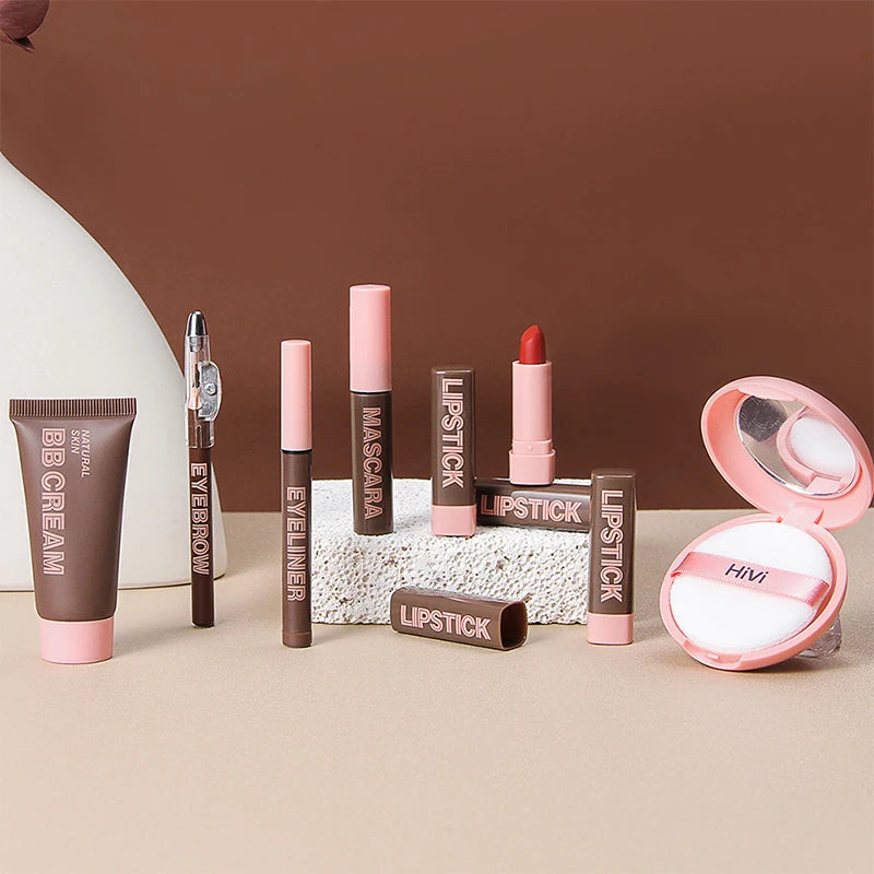 HiVi Makeup Gift Box - Limited Edition Lipstick & Powder Set