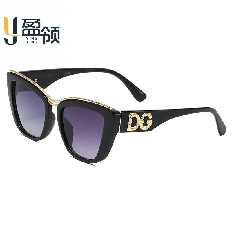 Hot Selling Large Frame European And American Style Women'S Sunglasses Advanced Sense Retro Sunglasses Woman Gifts Wholesale