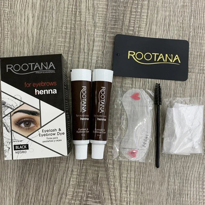 HENNA EYEBROWS TINT Professional Brow Dye Cream Makeup Waterproof Long-lasting Dye Tattoo Cream Henna Eyebrow