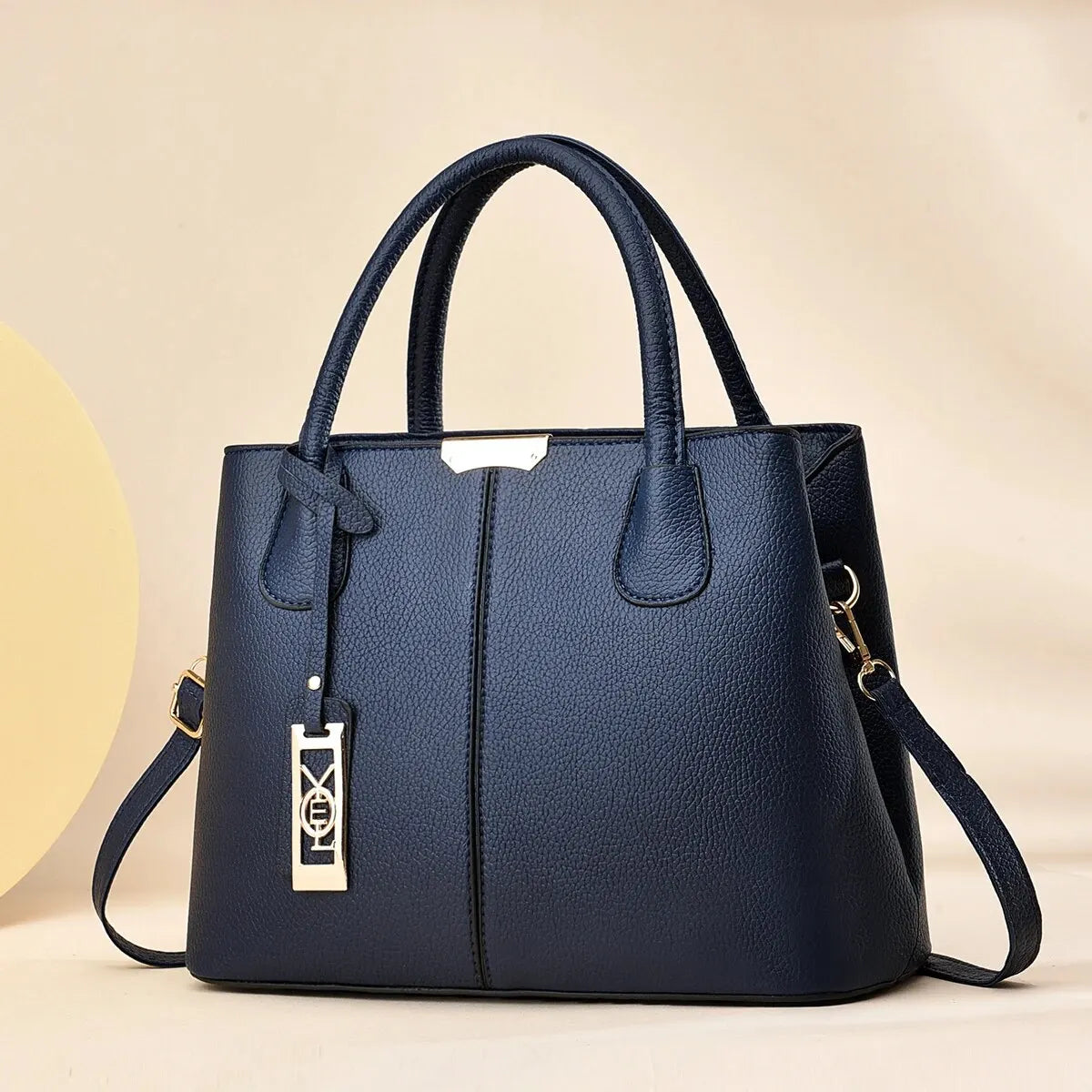 Leather Handbag for Women with Zipper Closure - Lylamor.com