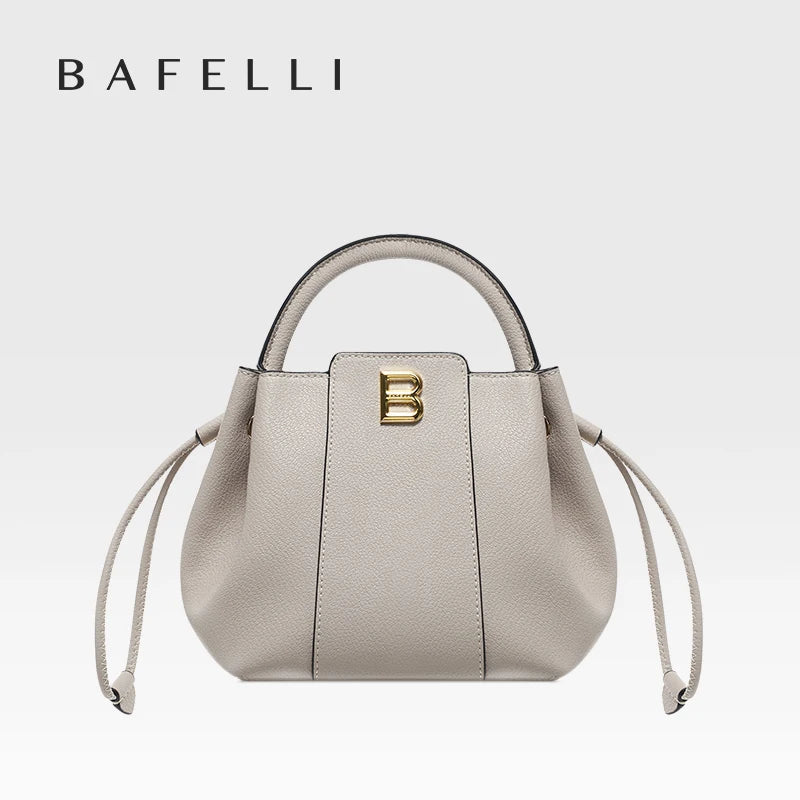BAFELLI Soft Split Fashion Leather Bag with Hasp Closure – Versatile Casual Shoulder Purse - Lylamor.com
