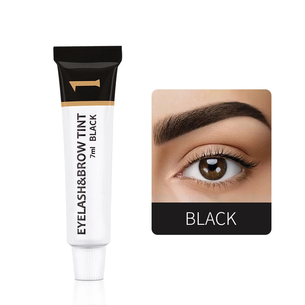 Eyelash & Eyebrow Dye Tint Kit - Professional Brow Enhancer & Lash Lift
