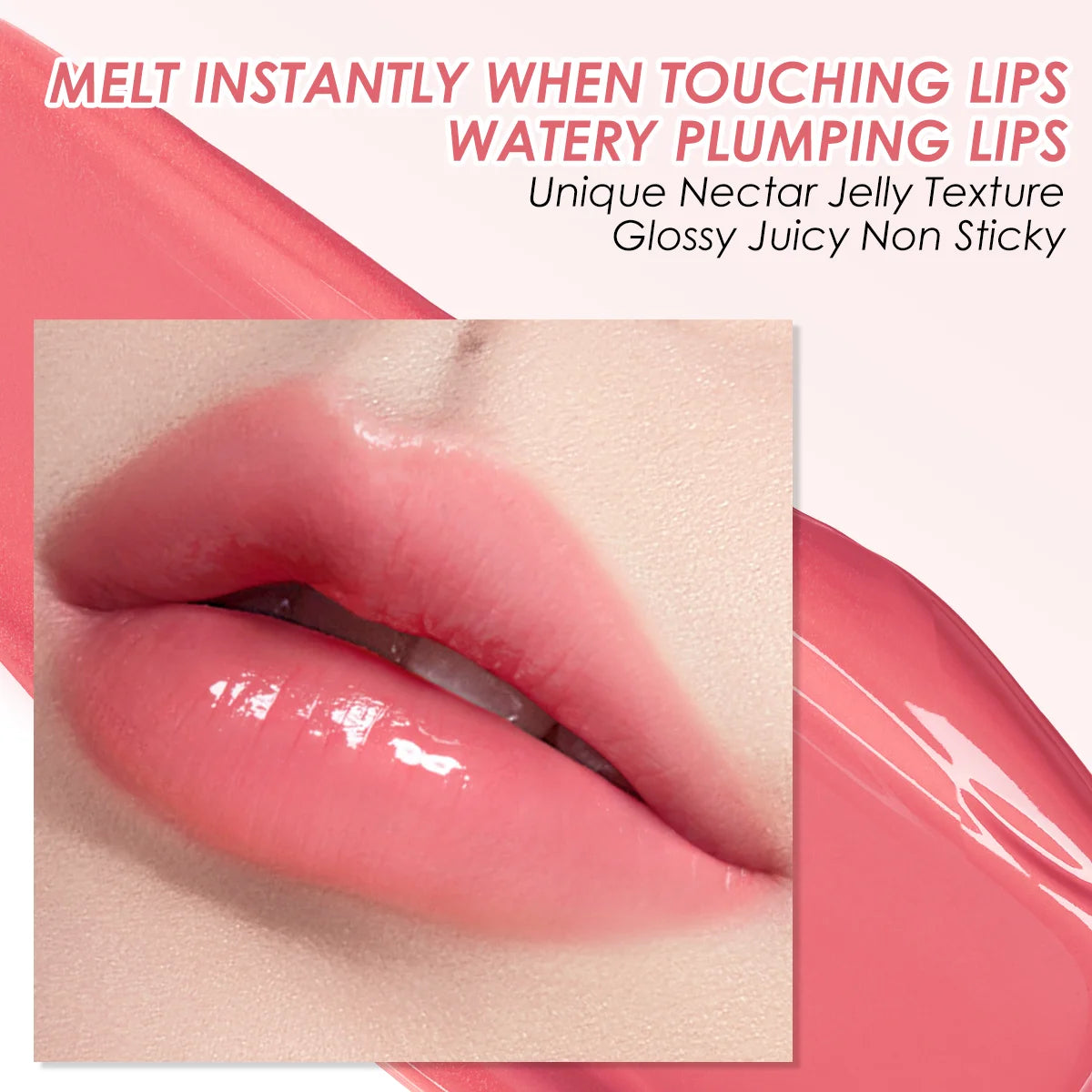 CARSLAN Color Lip Balm Flower Essence Moisturizing Lip Tint Gloss Plumper Lip Care - Lylamor.com