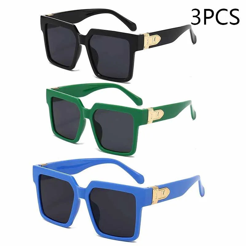 Luxury Square Oversized Sunglasses – 2025 Fashion UV400 Unisex Shades