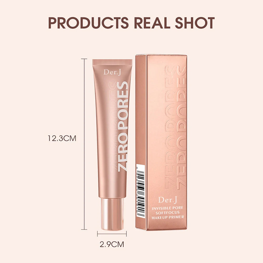 20ml Der.J Zero Pore Smooth Skin Face Base Makeup Primer Bright Oil-free Long-lasting UV Isolation Protection - Lylamor.com