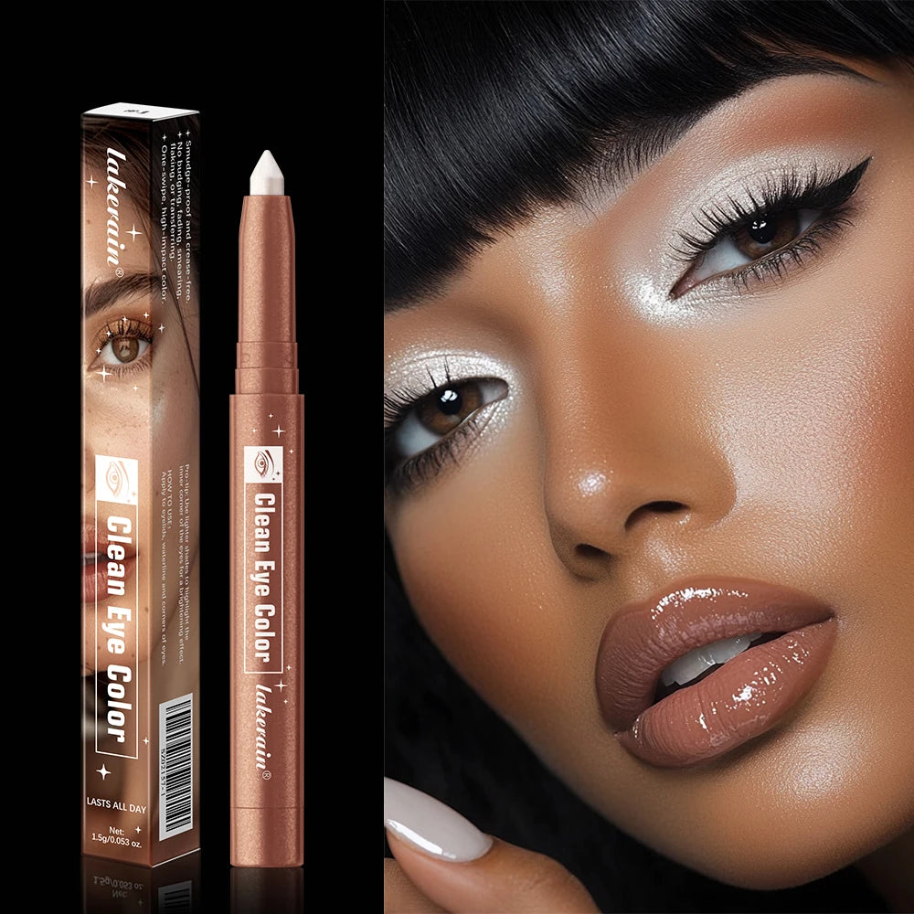 Shimmering Eyeshadow Highlight Stick – Glitter White Pencil for Bright Eyes - Lylamor.com