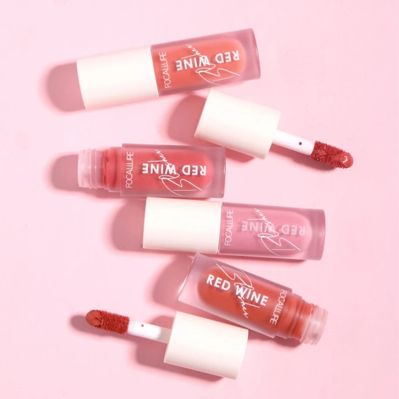 FOCALLURE Liquid Blusher 4 Colors Long Lasting Matte Korean Makeup - Lylamor.com