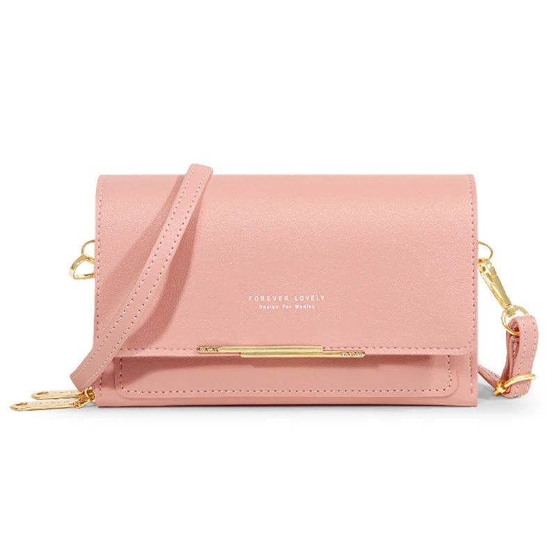 Sac portefeuille à bandoulière pour femme – Organiseur multi-cartes et bandoulière pour téléphone