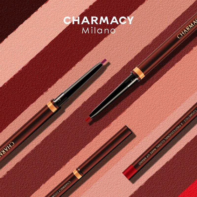 Red Lipliner Tint Lipstick Long-Lasting Waterproof Matte Lips Makeup Cosmetic Nude Lipliner Lipstick Pencil