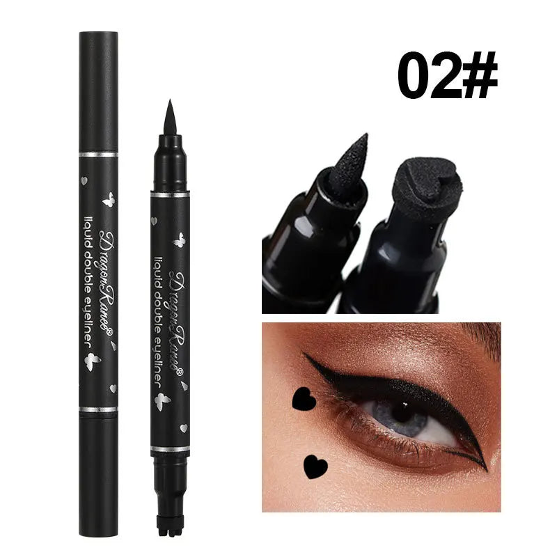 Eyeliner Dragon Ranee Double Head Star Seal - Waterproof et anti-bavures