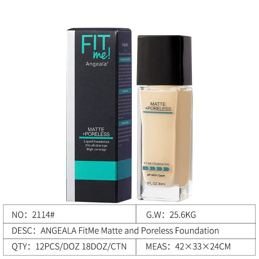 Women Full Coverage Liquid Foundation Ladies Professional Concealer BB Cream Face Foundation Cosmetics Waterproof Makeup Base