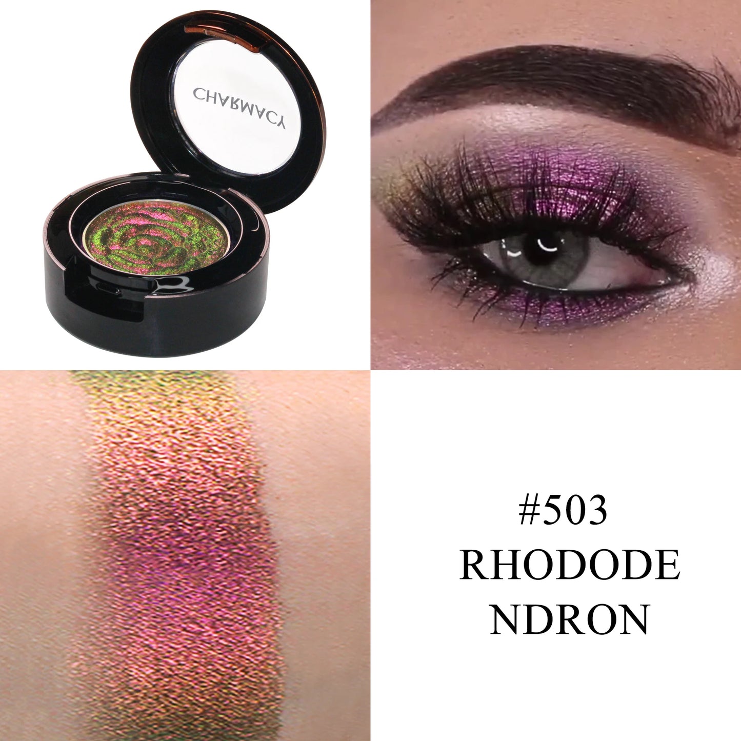 CHARMACY Duochrome Chameleon Eyeshadow – Long-lasting, Waterproof Glitter Pigment - Lylamor.com