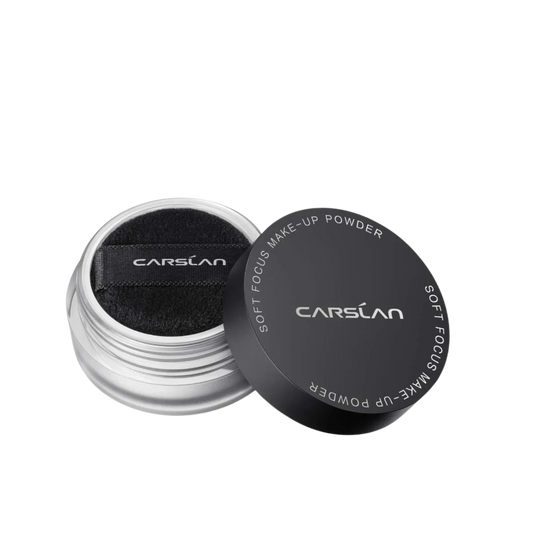 CARSLAN Black Magnetic Translucent Loose Setting Powder – Sample 1g - Lylamor.com