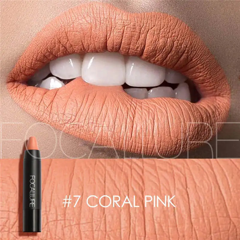 FOCALLURE Matte Lipstick – Waterproof & Long-Lasting - Lylamor.com