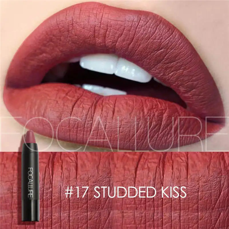 FOCALLURE Matte Lipstick – Waterproof & Long-Lasting - Lylamor.com