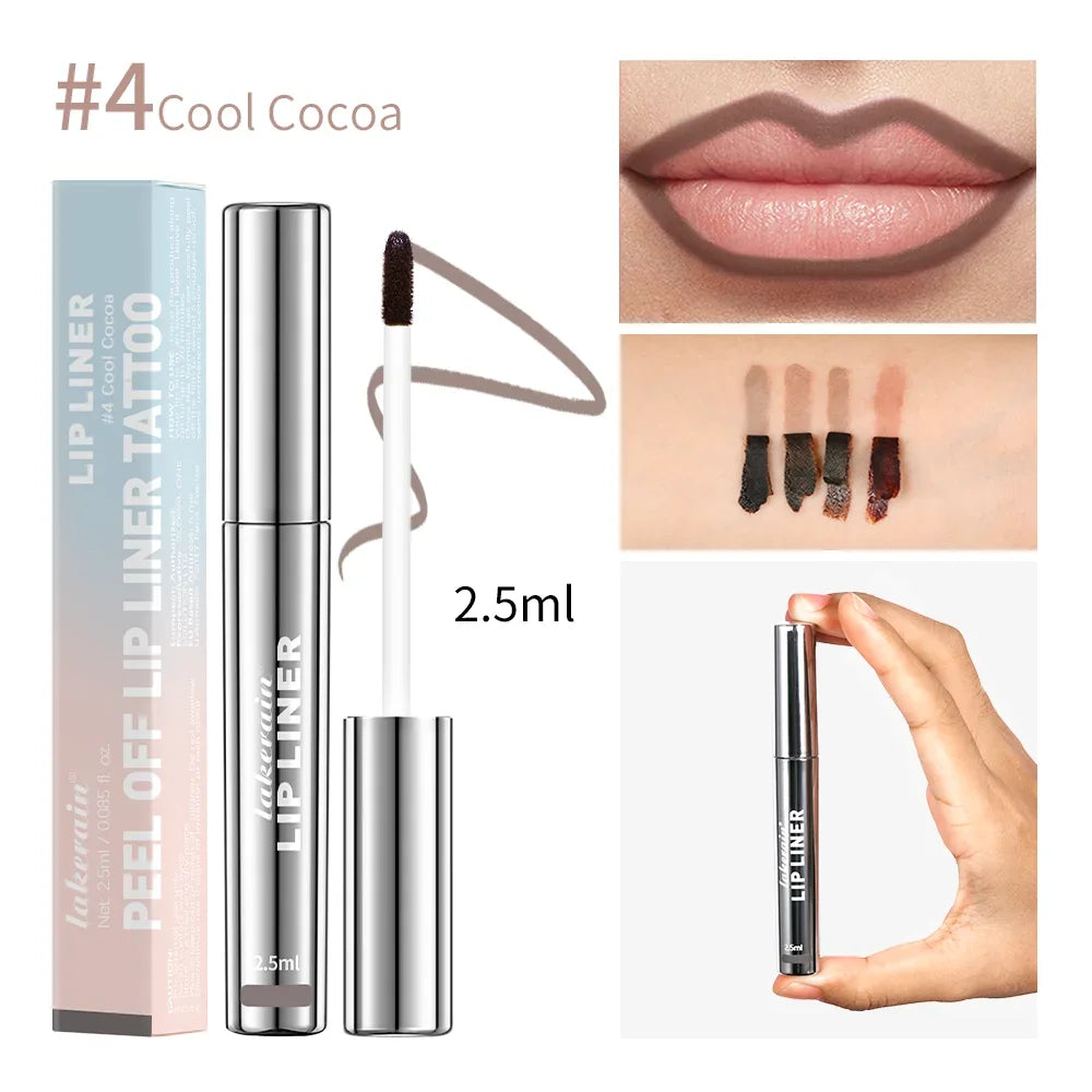 Waterproof Peel-Off Lip Liner & Lip Gloss – Long-Lasting Lip Tint, Tear-Off Lip Stain - Lylamor.com