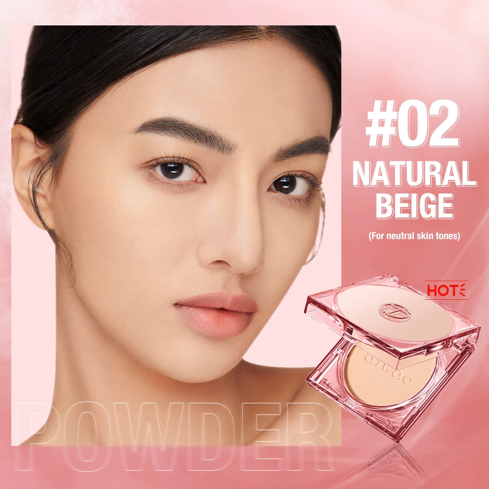 O.TWO.O Face Powder Oil-control 24 Hours SPF 30 PA+++ Long Lasting Waterproof Matte Face Makeup Cosmetic Setting Compact Powder - Lylamor.com
