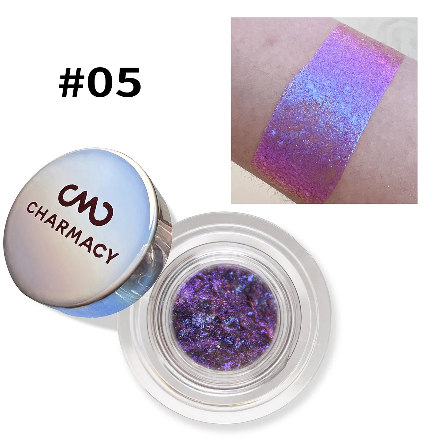 Chameleon 10-Color Eyeshadow Gel – Duochrome Glitter, Long-Lasting & High Pigment