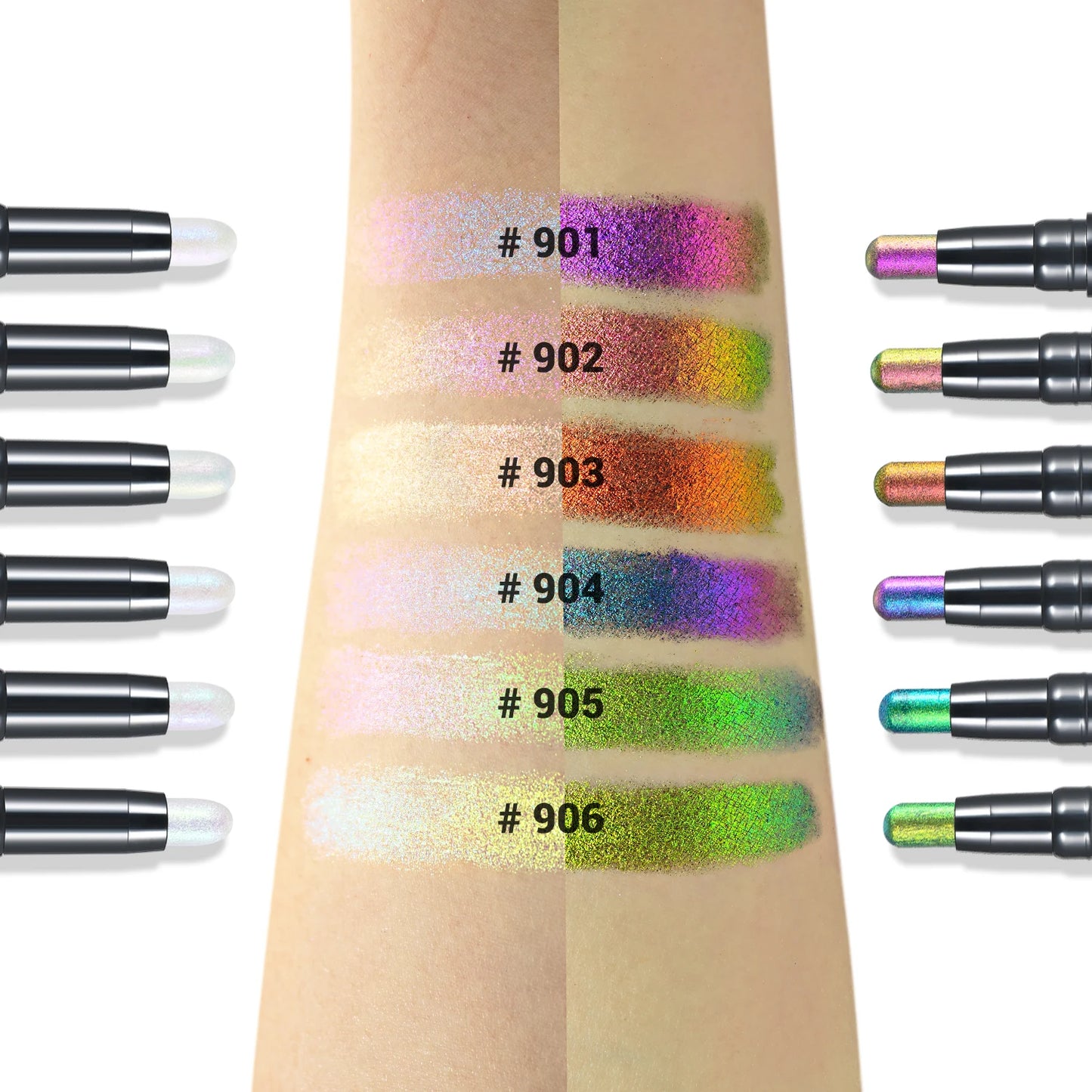 2-In-1 Duochrome Eyeshadow Pen – Glitter & Highlighter Stick