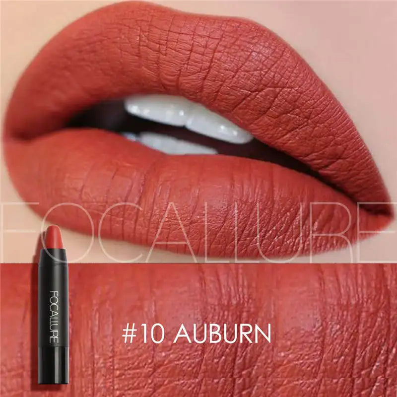 FOCALLURE Matte Lipstick – Waterproof & Long-Lasting - Lylamor.com