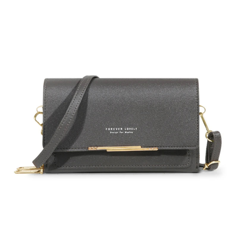 Sac portefeuille à bandoulière pour femme – Organiseur multi-cartes et bandoulière pour téléphone