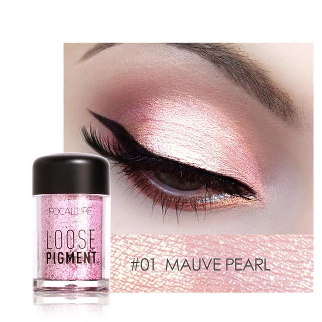 FOCALLURE 18 Colors Glitter Eyeshadow Palette – Waterproof Shimmer, Matte & Metallic Eye Makeup for Women - Lylamor.com