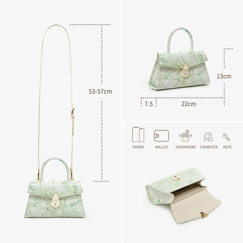 BAFELLI Luxury Leather Handbag – Women’s Designer Shoulder & Handheld Purse - Lylamor.com