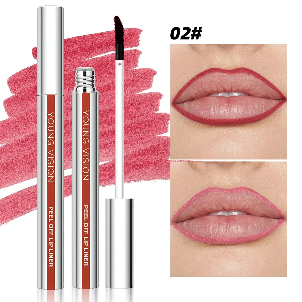 Waterproof Peel-Off Lip Liner & Lip Gloss – Long-Lasting Lip Tint, Tear-Off Lip Stain - Lylamor.com
