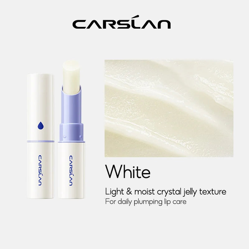 CARSLAN Color Lip Balm Flower Essence Moisturizing Lip Tint Gloss Plumper Lip Care - Lylamor.com