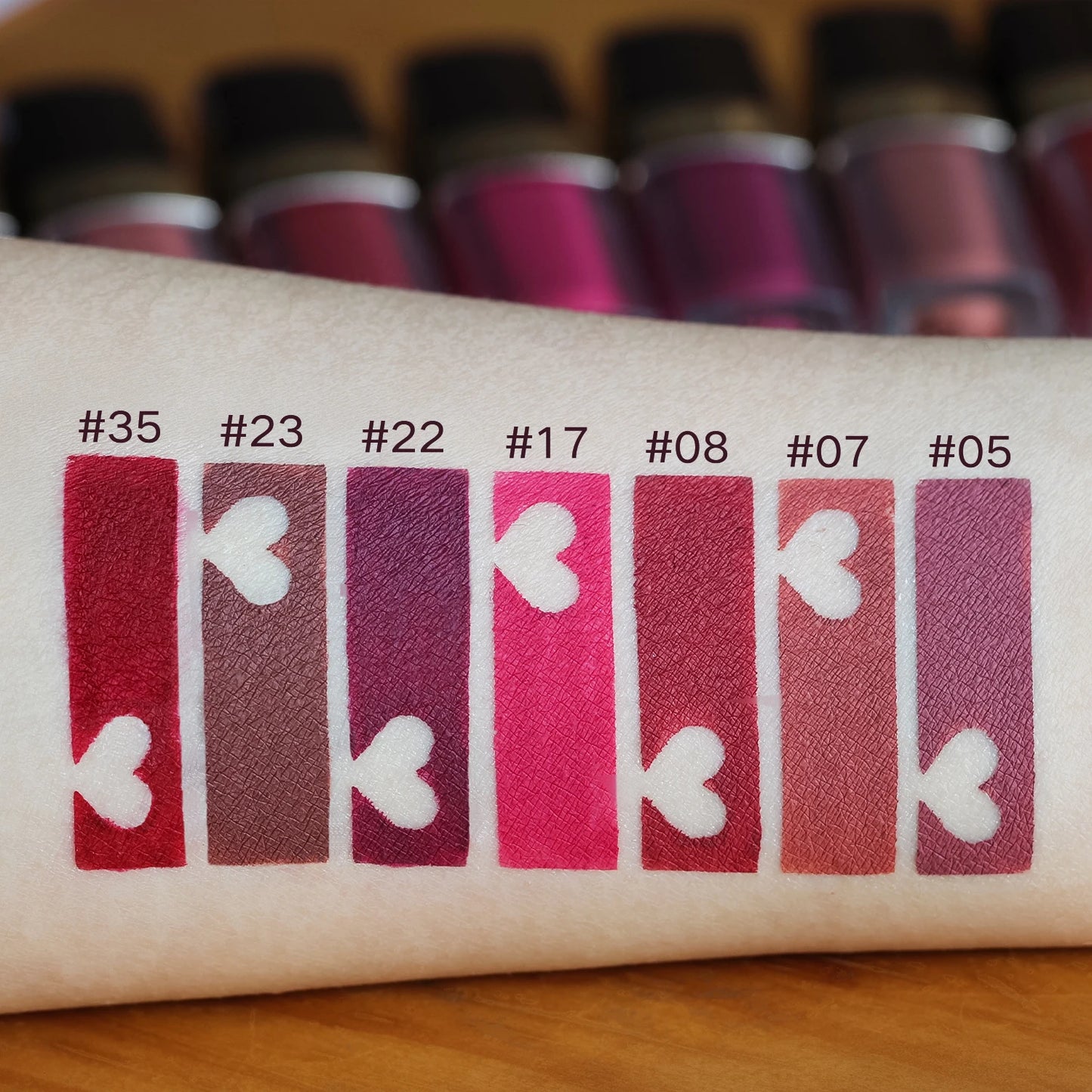 8 Colors Velvet Lip Gloss – Waterproof, Moisturizing & Long-Lasting