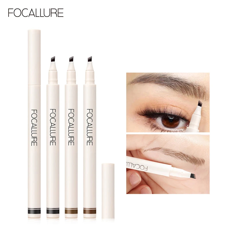 4 Forks Eyebrow Pencil – Waterproof, Long-Lasting & Natural Brow Enhancer - Lylamor.com