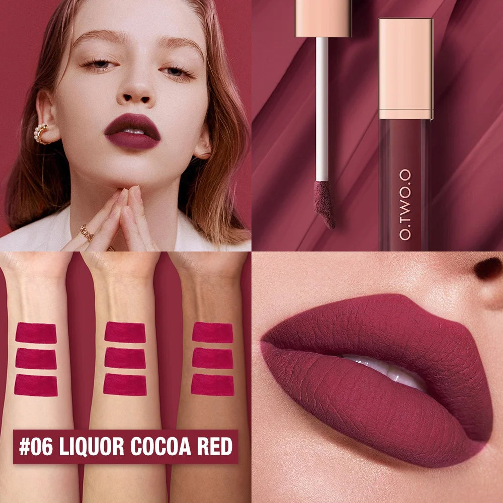 Liquid Matte Lipstick – 12 Colors Waterproof Long-Lasting Lip Glaze