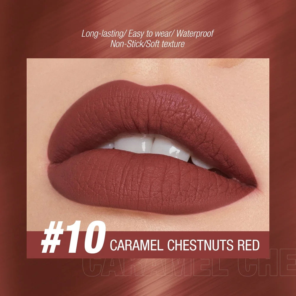 Liquid Matte Lipstick – 12 Colors Waterproof Long-Lasting Lip Glaze