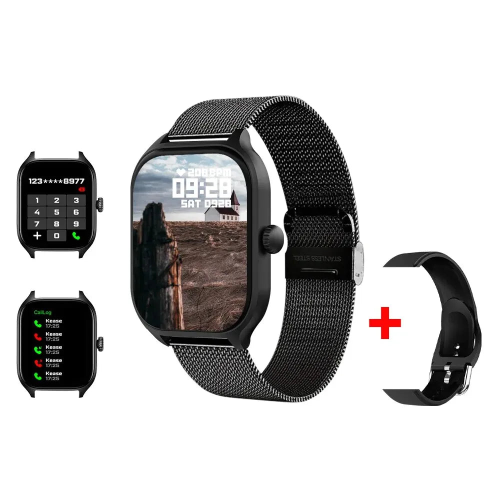 H9 Smart Watch 2.01" HD Display - Answer Calls, Track Sports, Custom Dial for Men & Women