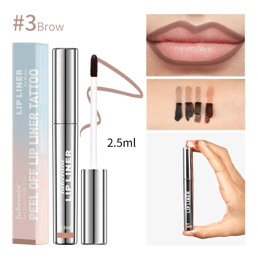 Waterproof Peel-Off Lip Liner & Lip Gloss – Long-Lasting Lip Tint, Tear-Off Lip Stain - Lylamor.com