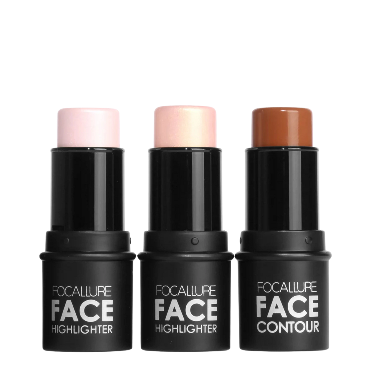 FOCALLURE Bronzer & Highlighter Stick – Waterproof Contour Corrector Illuminator Cream for Face & Body Makeup - Lylamor.com