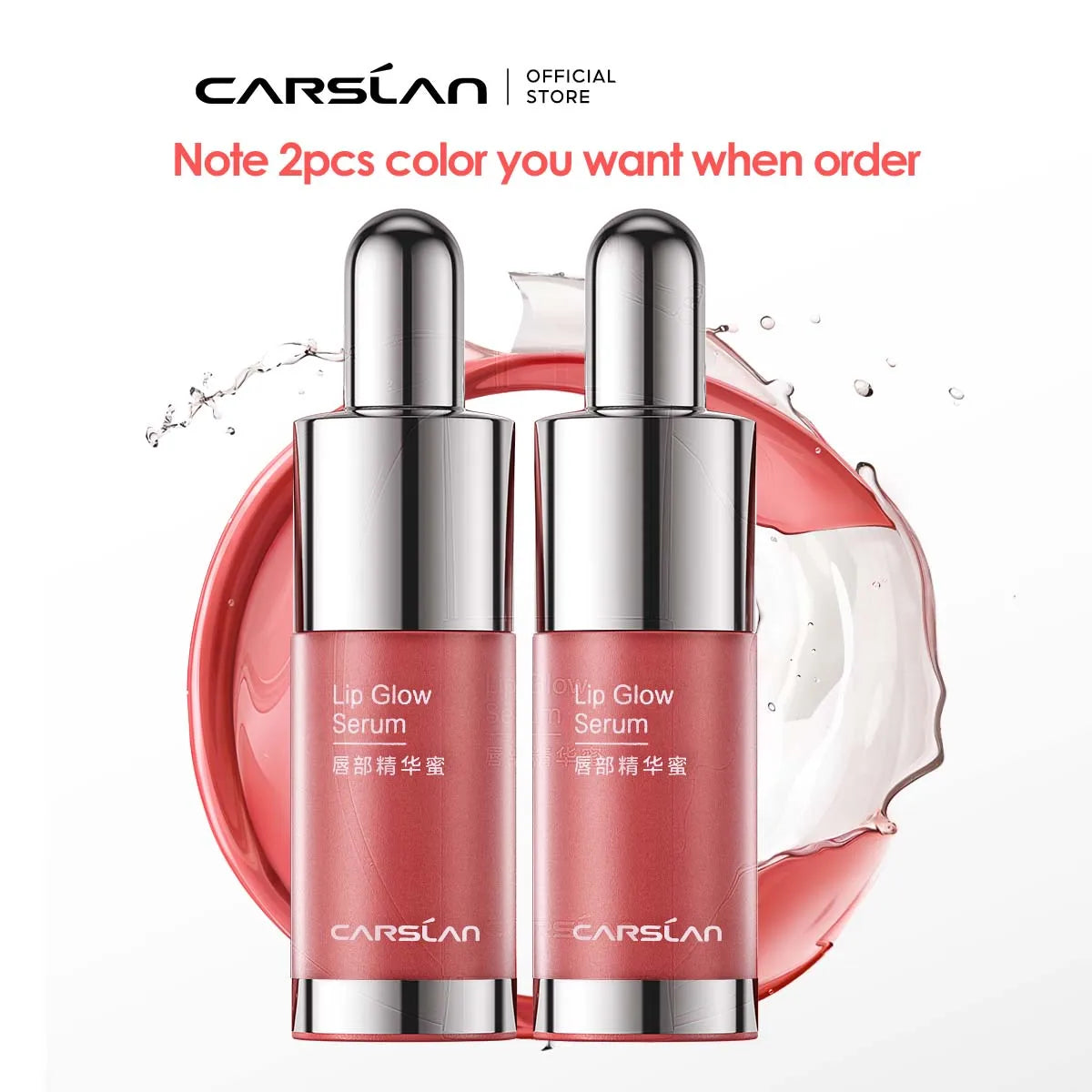 CARSLAN Lip Glow – Hydrating Plumping Lip Gloss Tint with Lip-Moisturizing Care - Lylamor.com