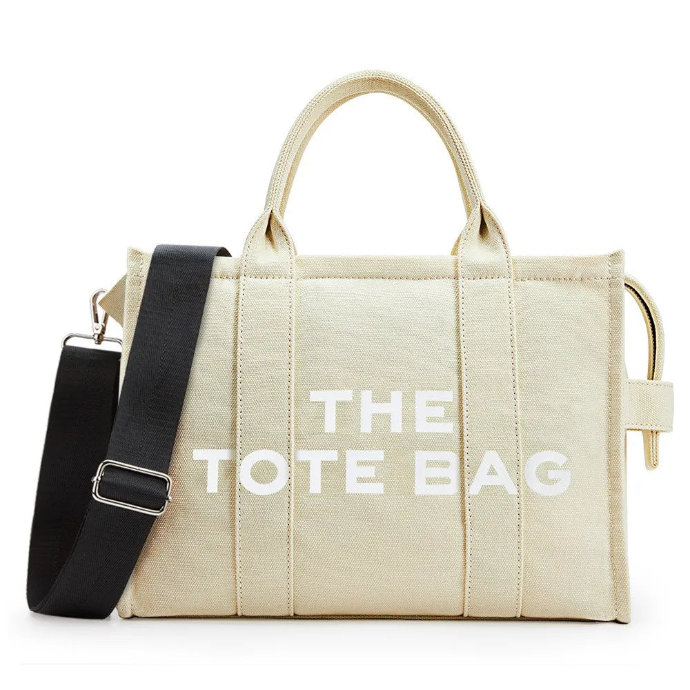 THE TOTE BAG – Designer Large Capacity Canvas Handbag w/ Adjustable Shoulder & Crossbody Strap
