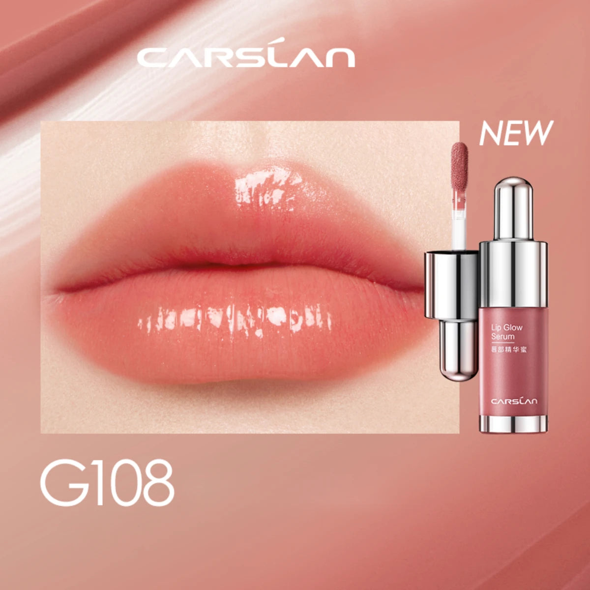 CARSLAN Lip Glow – Hydrating Plumping Lip Gloss Tint with Lip-Moisturizing Care - Lylamor.com