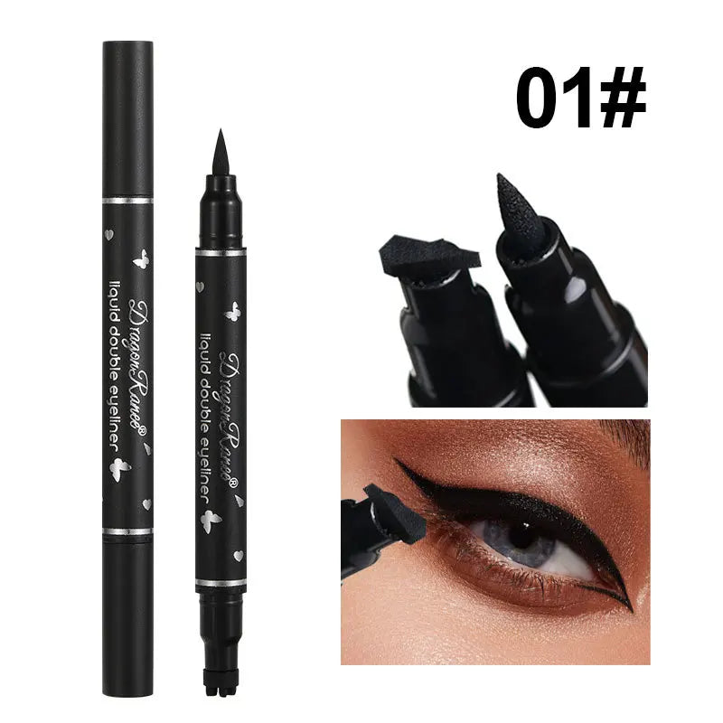 Eyeliner Dragon Ranee Double Head Star Seal - Waterproof et anti-bavures