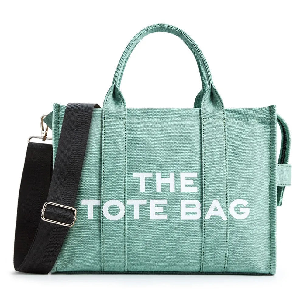 THE TOTE BAG – Designer Large Capacity Canvas Handbag w/ Adjustable Shoulder & Crossbody Strap