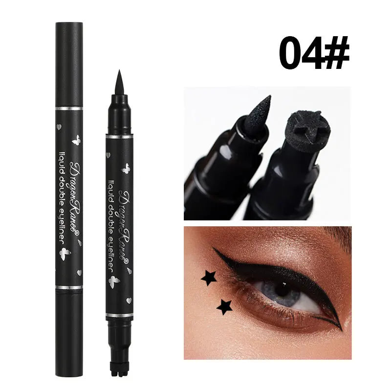 Eyeliner Dragon Ranee Double Head Star Seal - Waterproof et anti-bavures