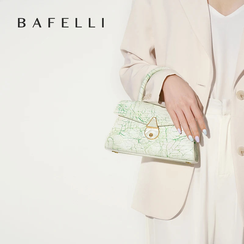 BAFELLI Luxury Leather Handbag – Women’s Designer Shoulder & Handheld Purse - Lylamor.com