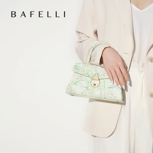 BAFELLI Luxury Leather Handbag – Women’s Designer Shoulder & Handheld Purse - Lylamor.com