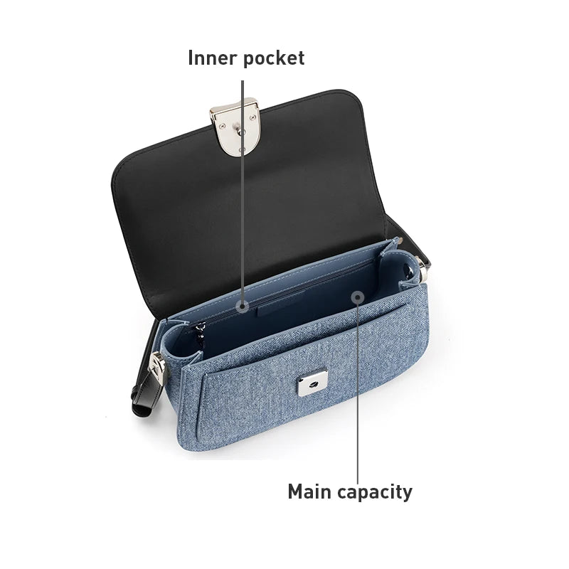 LA FESTIN Ladies Leather Crossbody Shoulder Bag – A-line Door Series - Lylamor.com