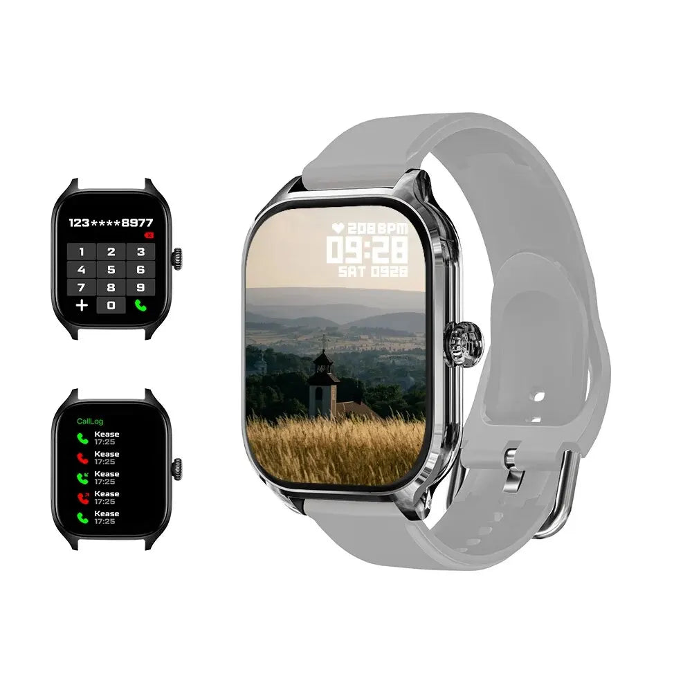 H9 Smart Watch 2.01" HD Display - Answer Calls, Track Sports, Custom Dial for Men & Women
