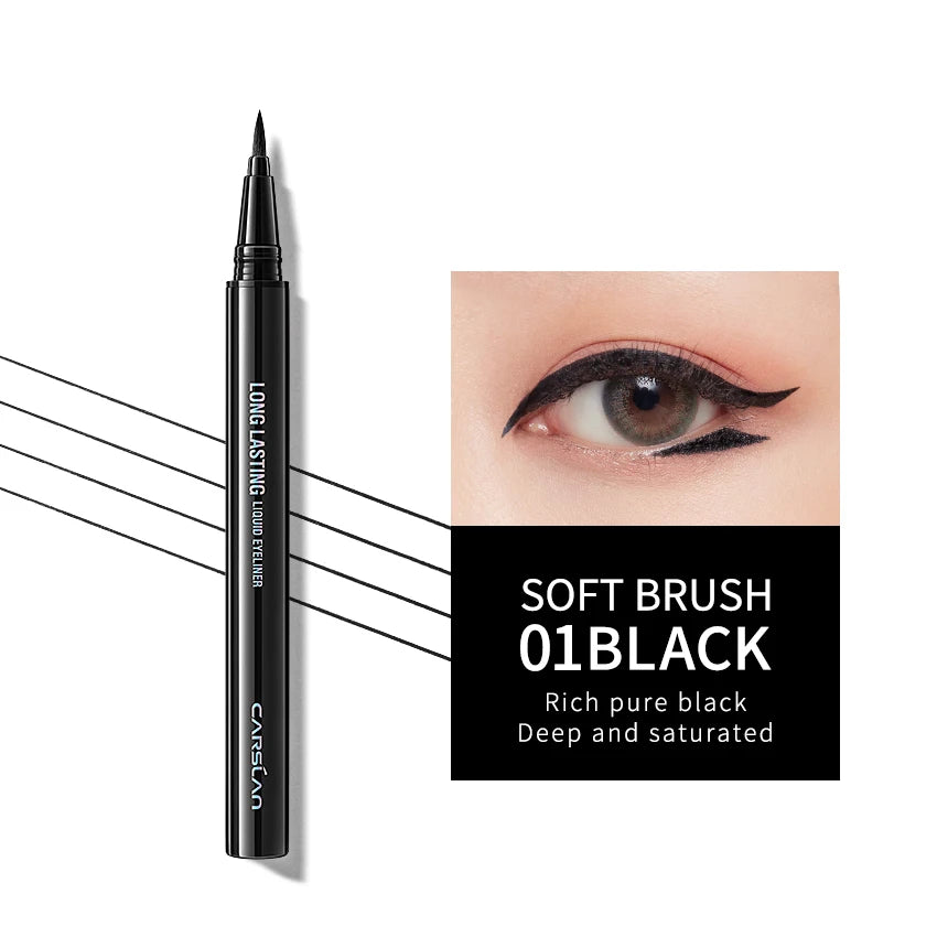 CARSLAN Liquid Eyeliner Pen – Waterproof, Quick-Dry & Smudgeproof Long-Lasting Eye Makeup - Lylamor.com