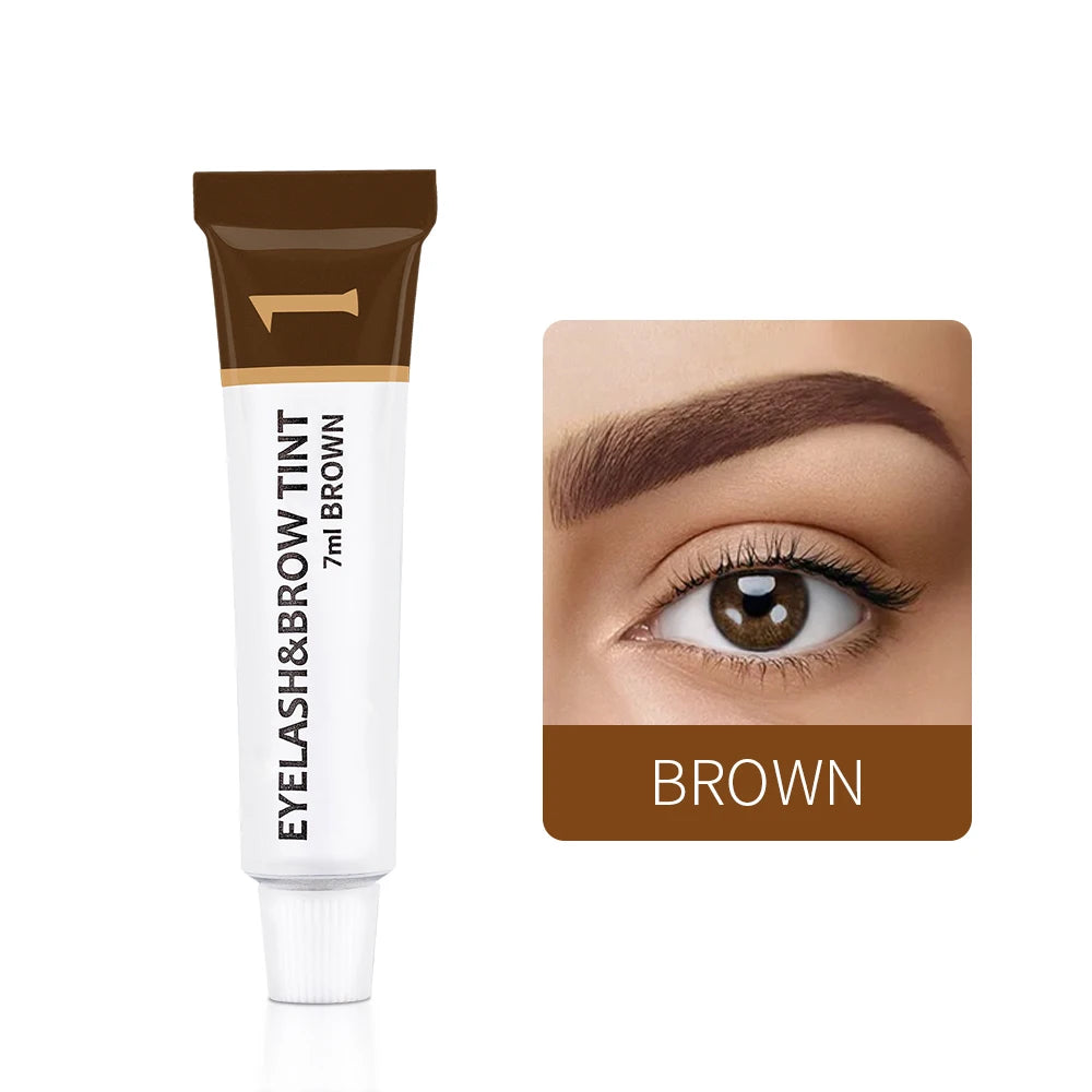 Eyelash & Eyebrow Dye Tint Kit - Professional Brow Enhancer & Lash Lift